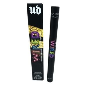 Urban Decay Wired Double Ended Eyeliner Top Coat Circuit Gold Shift Black Liner